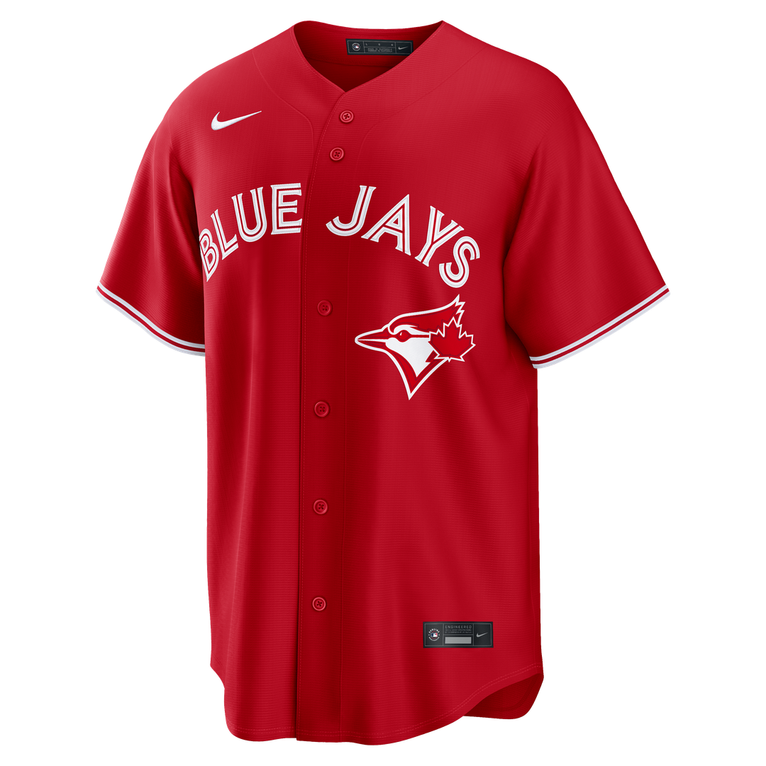 Toronto Blue Jays Vladimir Guerrero Jr. Red Canada Day Replica Baseball Jersey | MLB Baseball Jersey