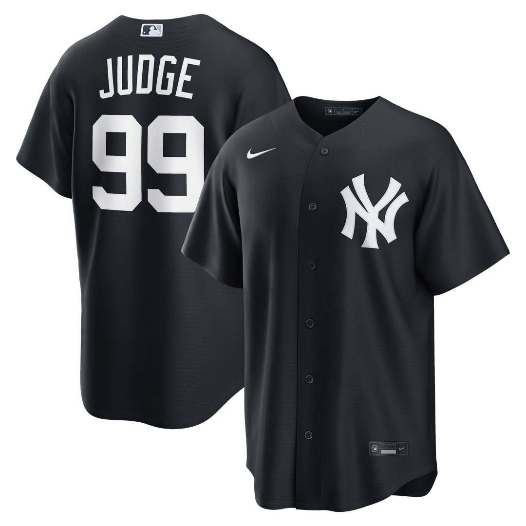 New York Yankees Aaron Judge Navy Alternate Replica Baseball Jersey