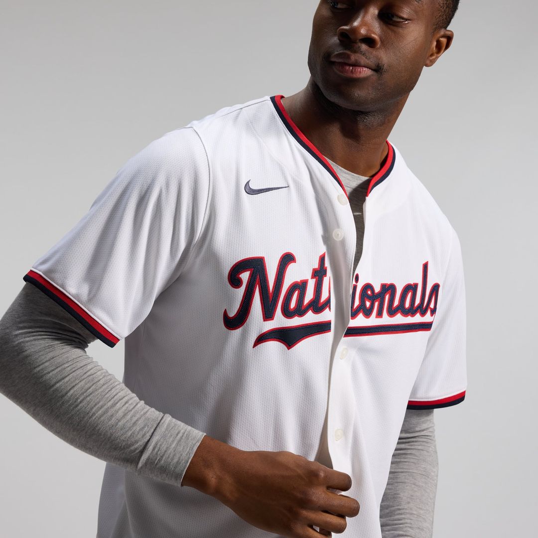 Washington Nationals White Home Limited Baseball Jersey | MLB Baseball Jersey