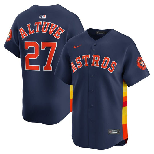 Houston Astros Jose Altuve Navy Alternate Limited Baseball Jersey