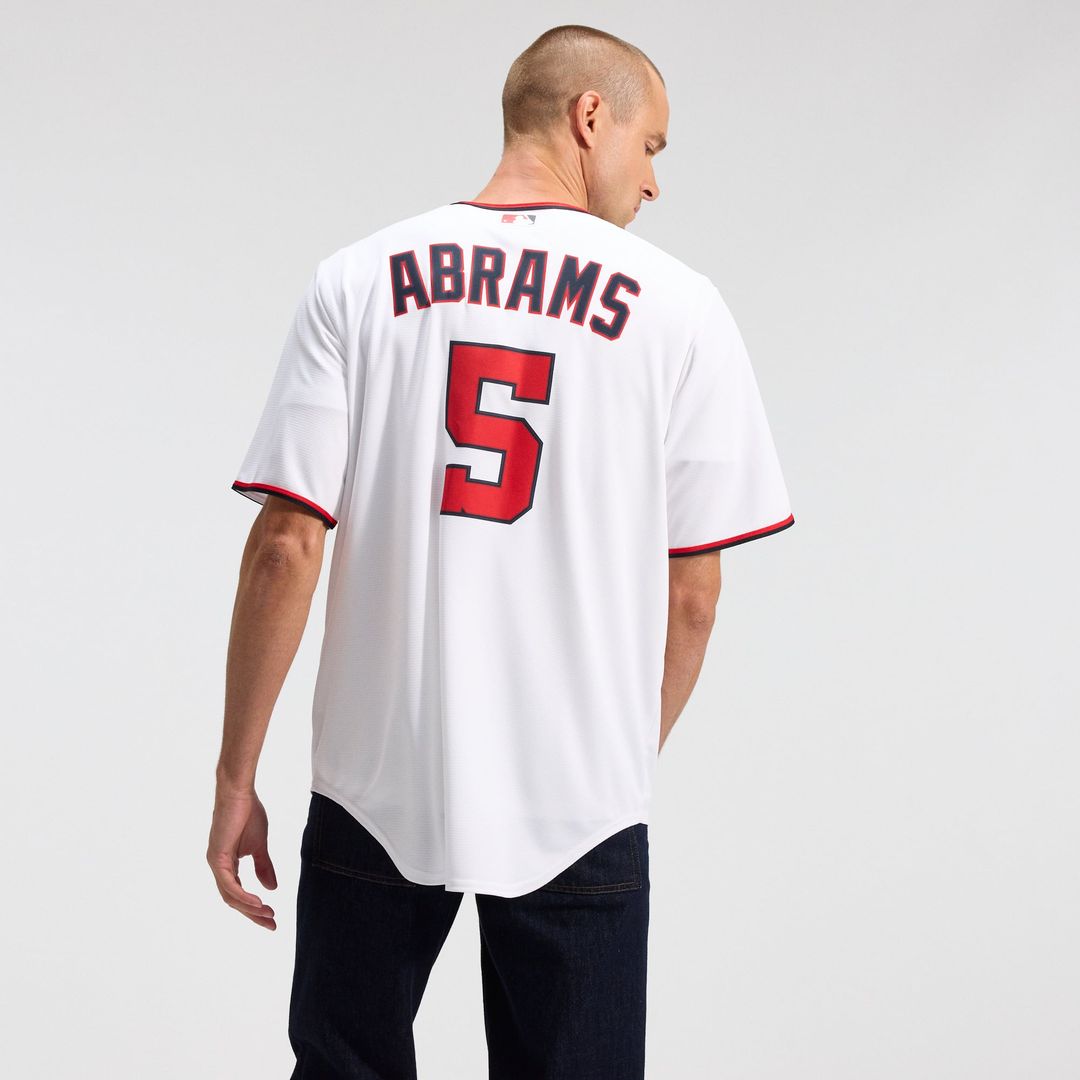 Washington Nationals CJ Abrams White Home Replica Baseball Jersey | MLB Baseball Jersey