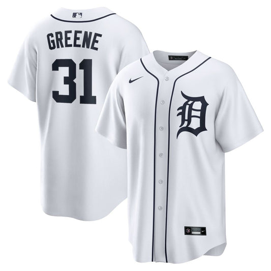 Detroit Tigers Riley Greene White Replica Baseball Jersey