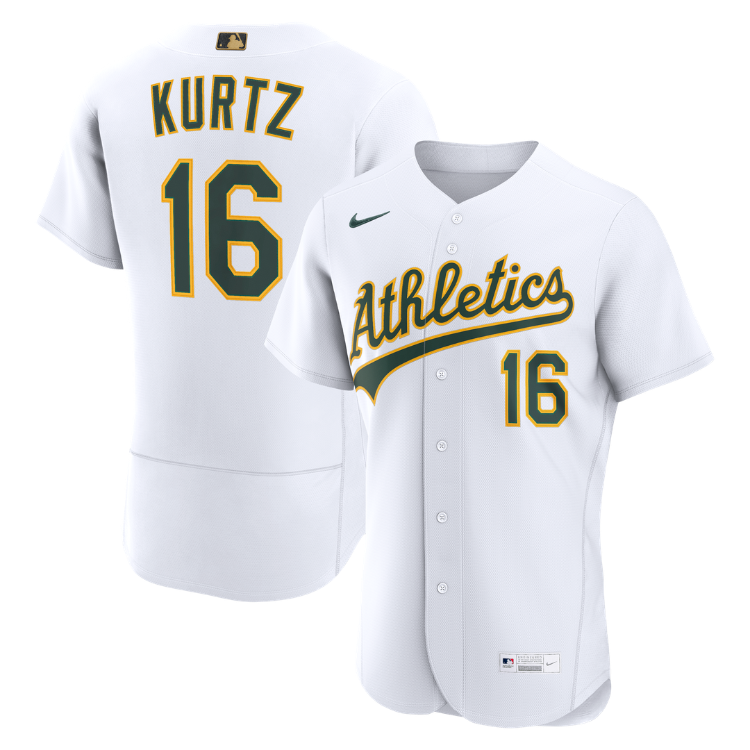 Athletics Nick Kurtz White MLB Awards Authentic Baseball Jersey