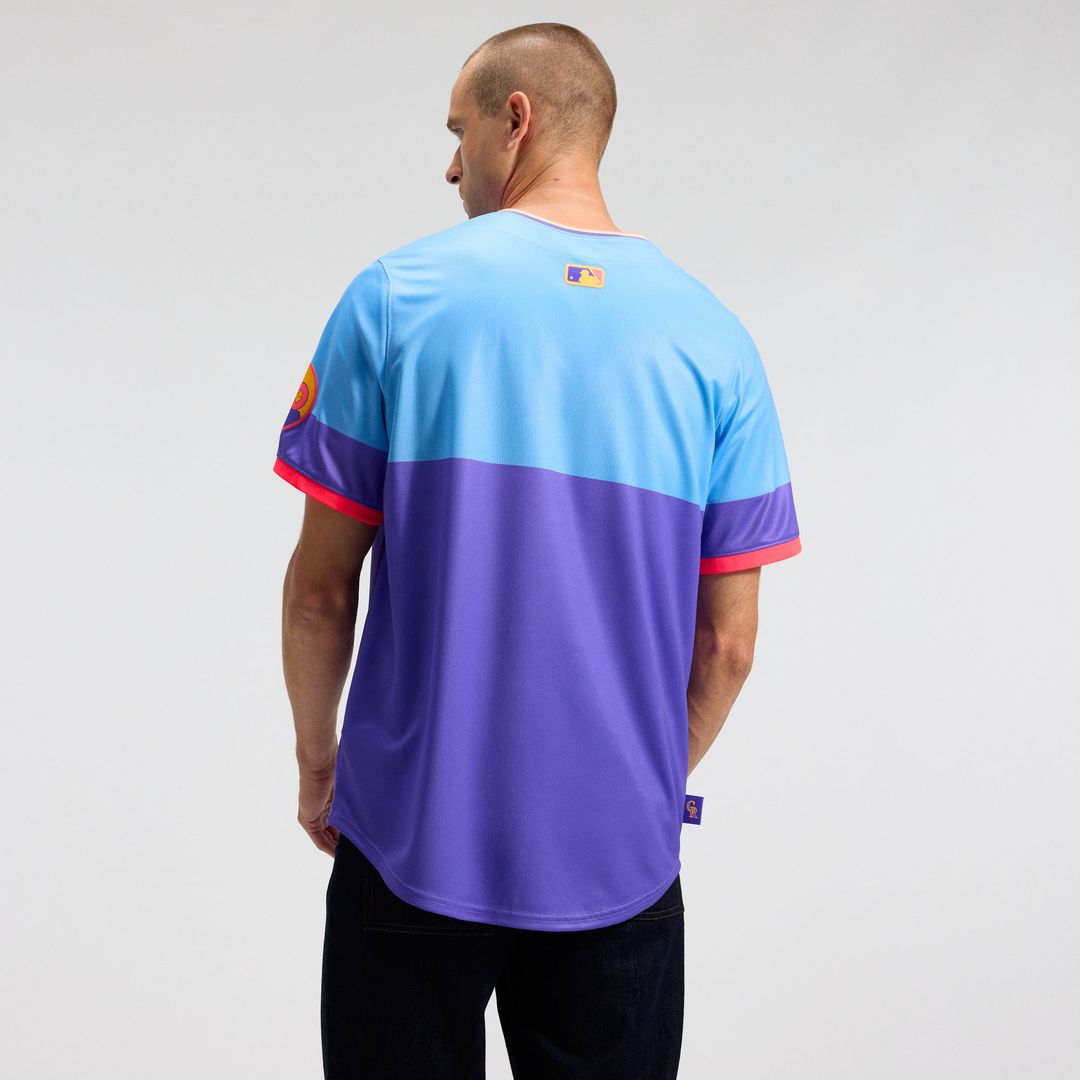 Colorado Rockies Purple/Light Blue 2025 City Connect Limited Baseball Jersey | MLB Baseball Jersey
