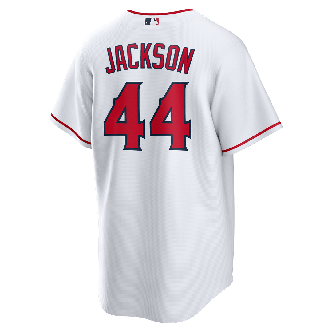 Los Angeles Angels Reggie Jackson White Home Retired Player Replica Baseball Jersey | MLB Baseball Jersey