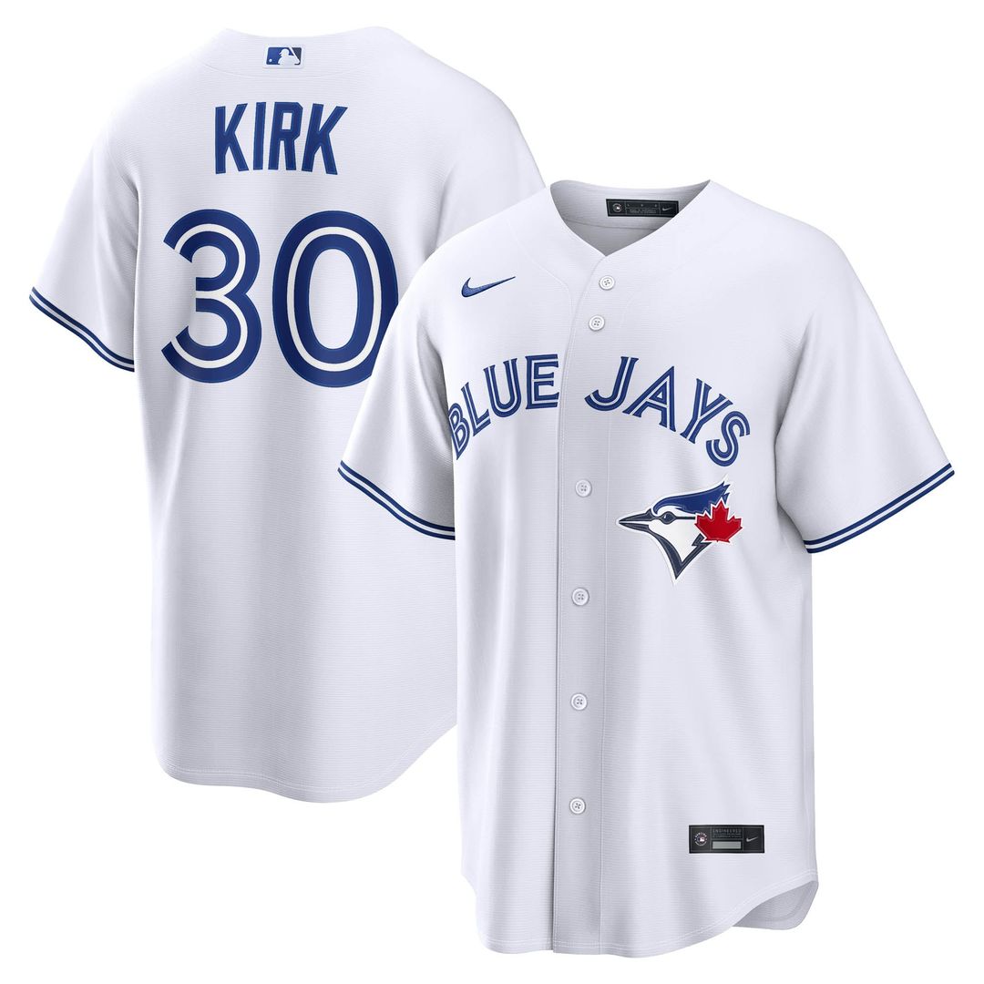 Toronto Blue Jays Alejandro Kirk White Home Replica Baseball Jersey