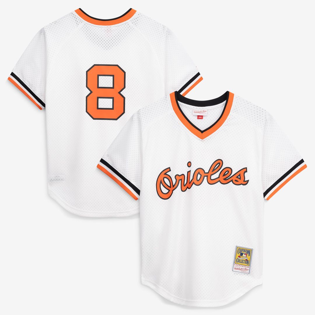 Baltimore Orioles Cal Ripken Jr. Orange Authentic Batting Practice Baseball Jersey | MLB Baseball Jersey