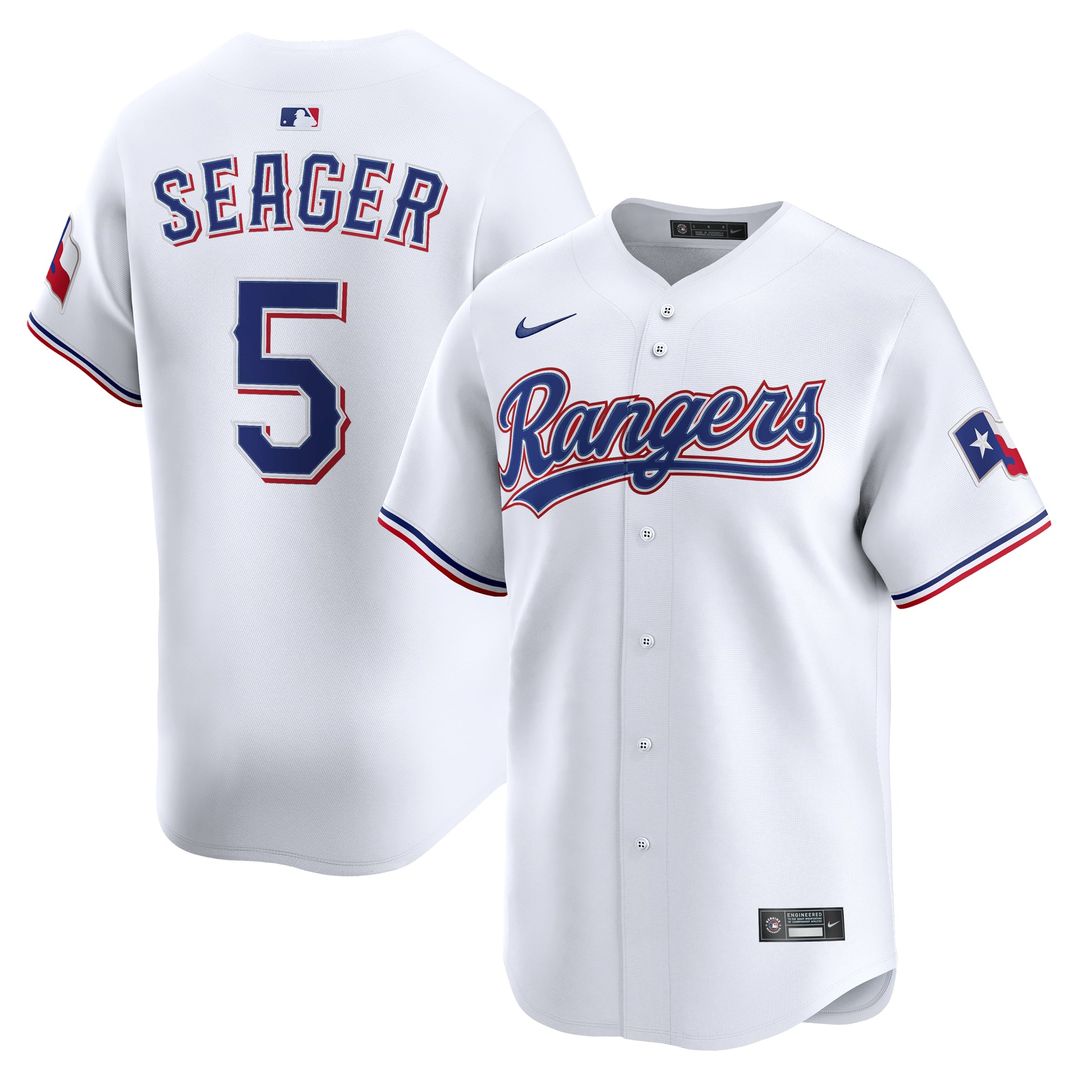 Texas Rangers Corey Seager Gray Road Limited Baseball Jersey | MLB Baseball Jersey