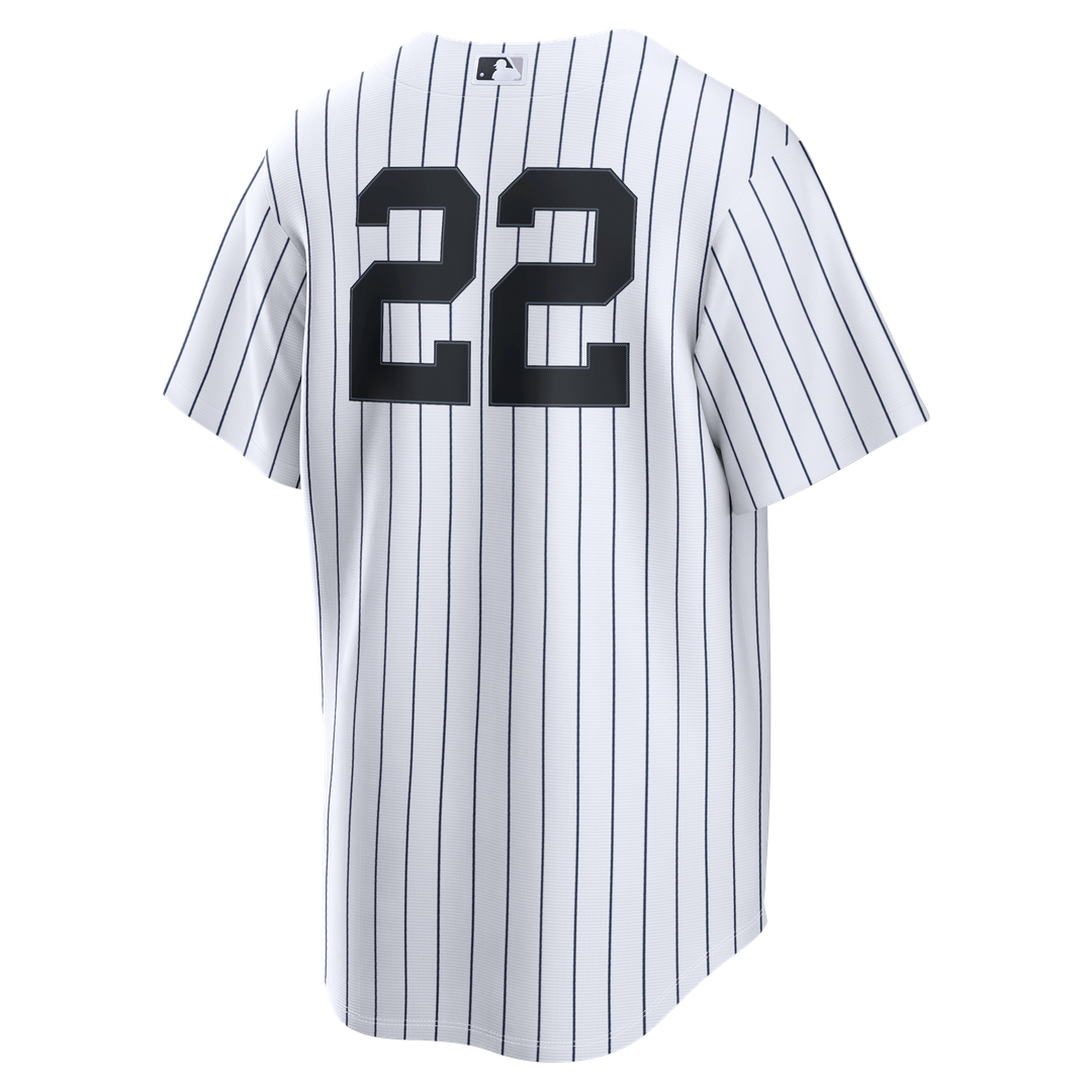 New York Yankees Ben Rice White Home Replica Baseball Jersey | MLB Baseball Jersey