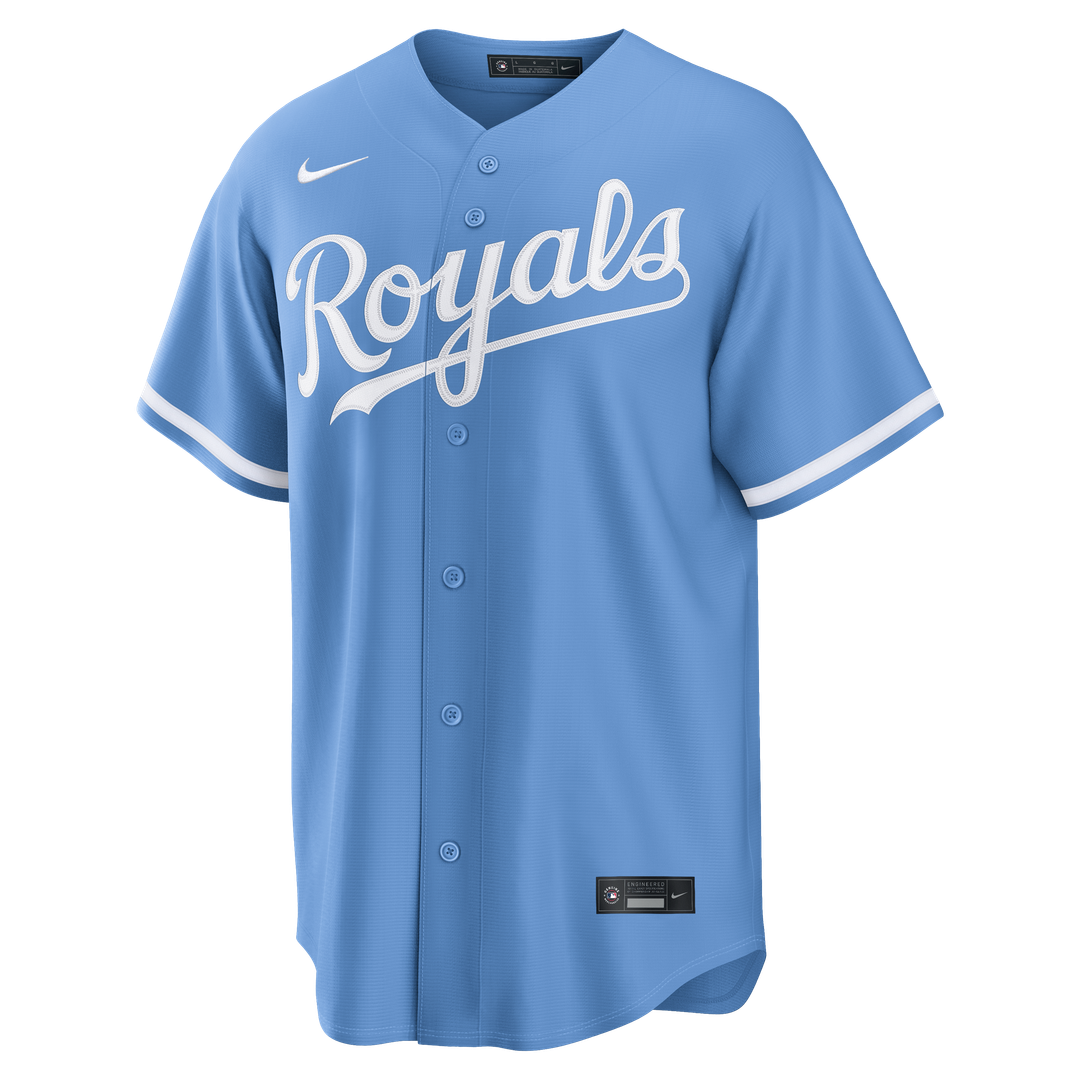 Kansas City Royals Bobby Witt Jr. Light Blue Alternate Replica Baseball Jersey | MLB Baseball Jersey