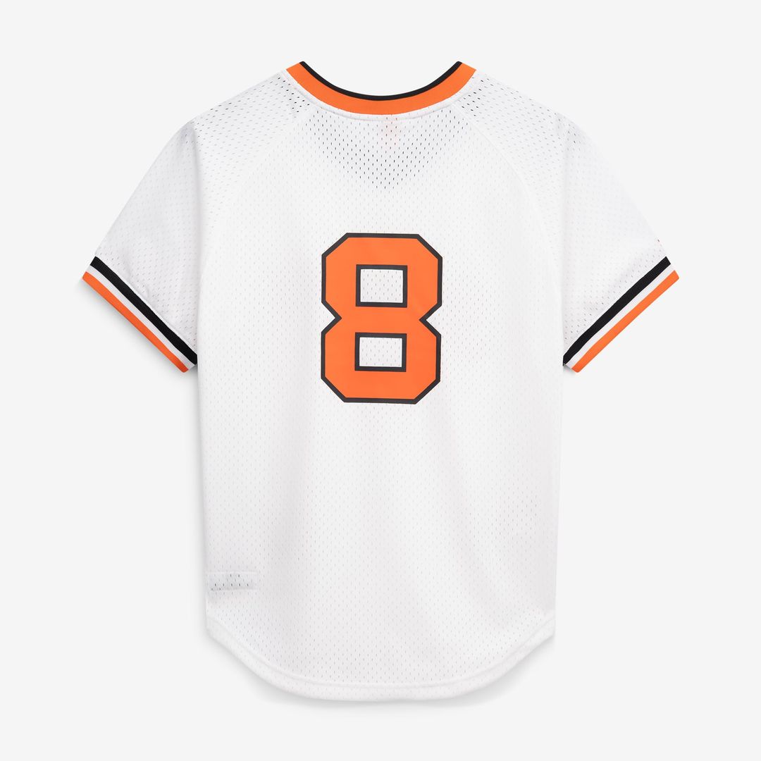 Baltimore Orioles Cal Ripken Jr. White Authentic Batting Practice Baseball Jersey | MLB Baseball Jersey