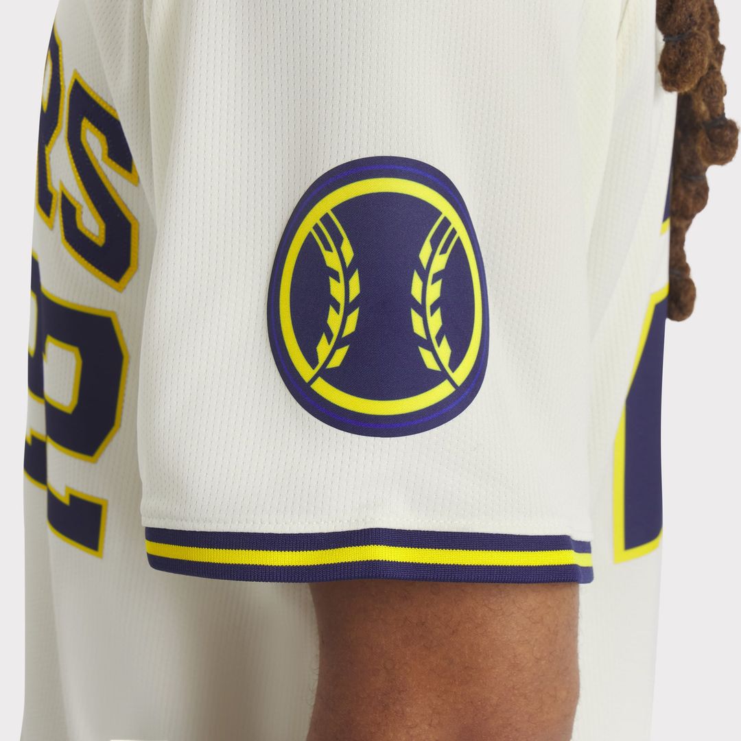 Milwaukee Brewers Christian Yelich Cream Home Limited Baseball Jersey | MLB Baseball Jersey