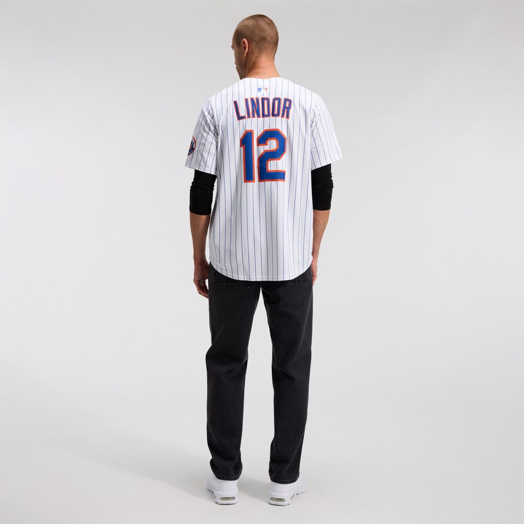New York Mets Francisco Lindor Gray Road Limited Baseball Jersey | MLB Baseball Jersey