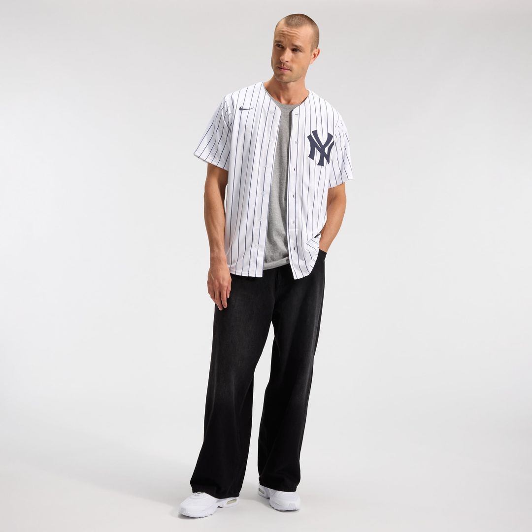 New York Yankees White Home Replica Team Baseball Jersey | MLB Baseball Jersey