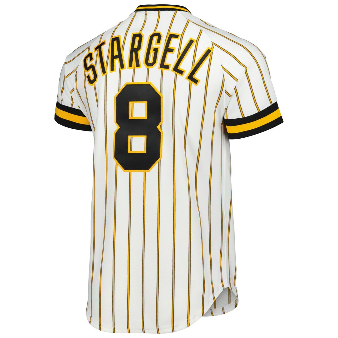 Pittsburgh Pirates Willie Stargell White Cooperstown Collection 1979 Authentic Baseball Jersey | MLB Baseball Jersey