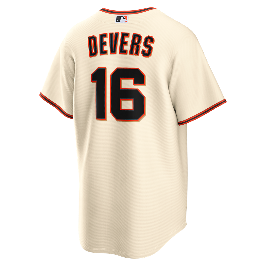 San Francisco Giants Rafael Devers Cream Home Replica Baseball Jersey | MLB Baseball Jersey