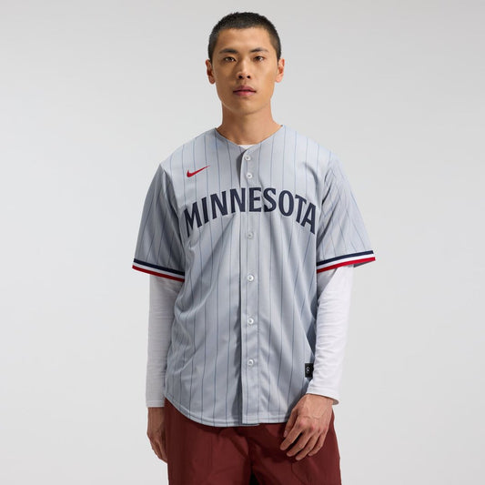 Minnesota Twins Gray Road Replica Team Baseball Jersey