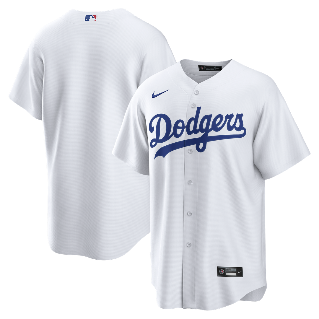 Los Angeles Dodgers White Home Replica Baseball Jersey | MLB Baseball Jersey