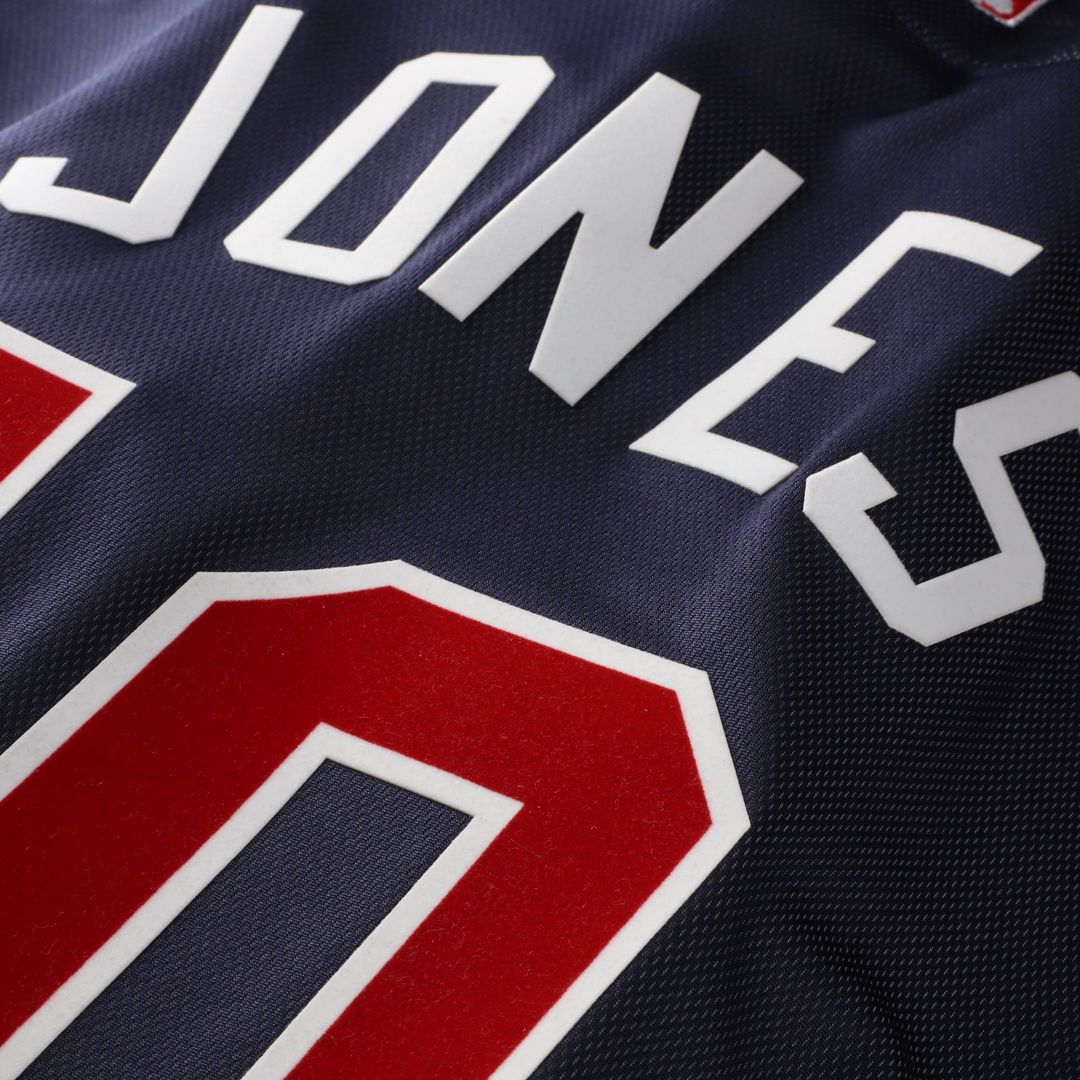 Atlanta Braves Chipper Jones Navy Authentic Batting Practice Baseball Jersey | MLB Baseball Jersey