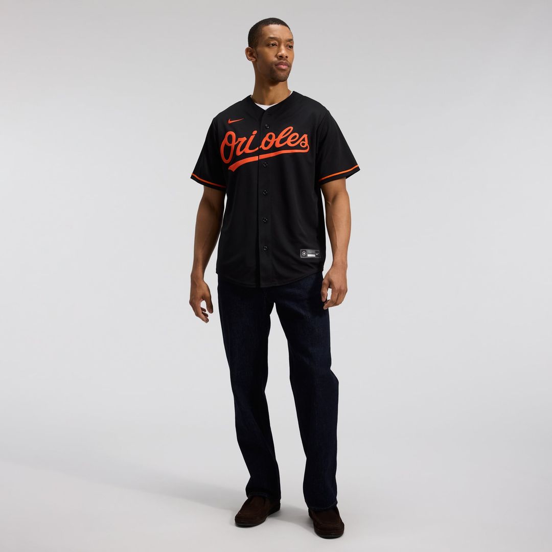 Baltimore Orioles Black Alternate Replica Team Baseball Jersey | MLB Baseball Jersey