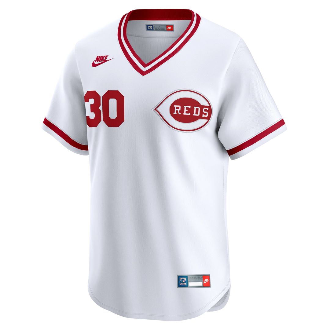 Cincinnati Reds Ken Griffey White Throwback Cooperstown Collection Limited Baseball Jersey | MLB Baseball Jersey
