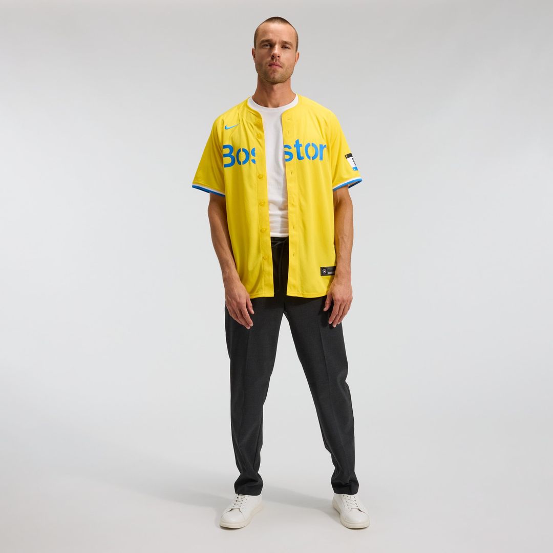 Boston Red Sox Gold City Connect Limited Baseball Jersey | MLB Baseball Jersey