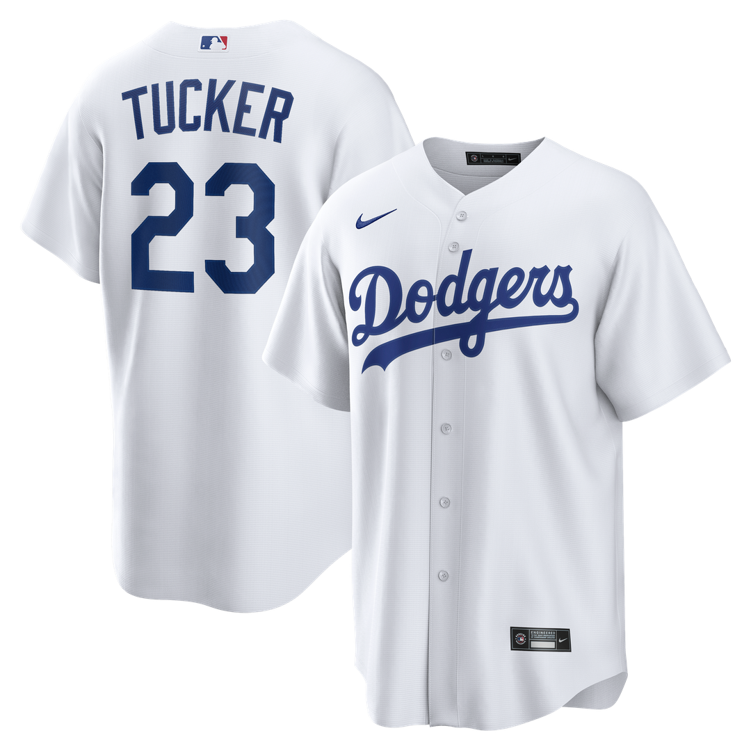 Los Angeles Dodgers Kyle Tucker White Home Replica Baseball Jersey