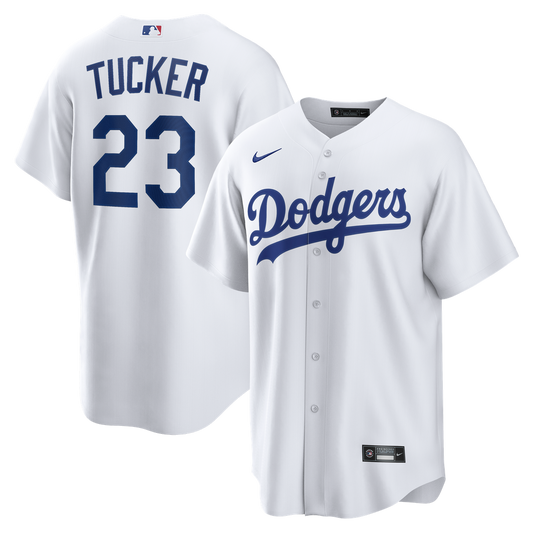 Los Angeles Dodgers Kyle Tucker White Home Replica Baseball Jersey
