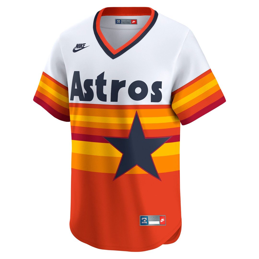 Houston Astros White Cooperstown Collection Limited Baseball Jersey | MLB Baseball Jersey