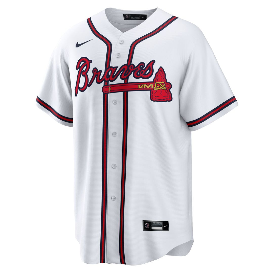 Atlanta Braves Chris Sale White Home Replica Baseball Jersey | MLB Baseball Jersey