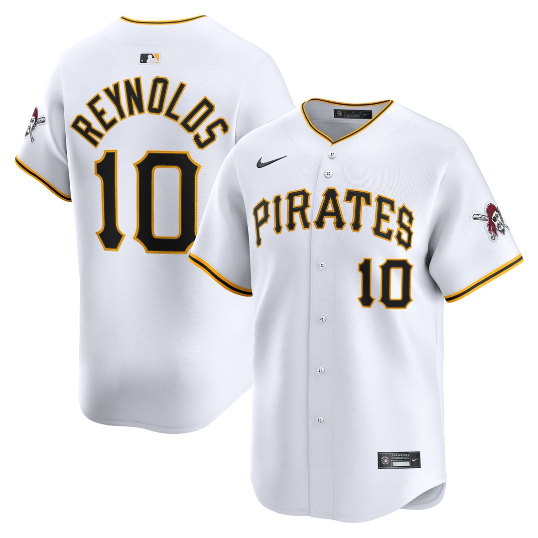 Pittsburgh Pirates Bryan Reynolds White Home Limited Baseball Jersey