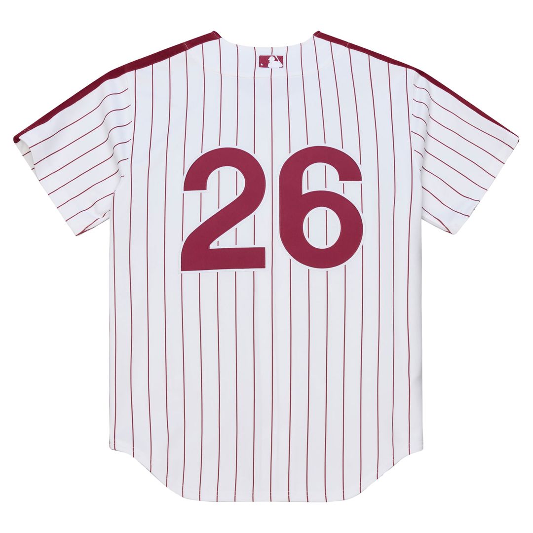 Philadelphia Phillies Chase Utley White 2003 Cooperstown Collection Authentic Baseball Jersey | MLB Baseball Jersey