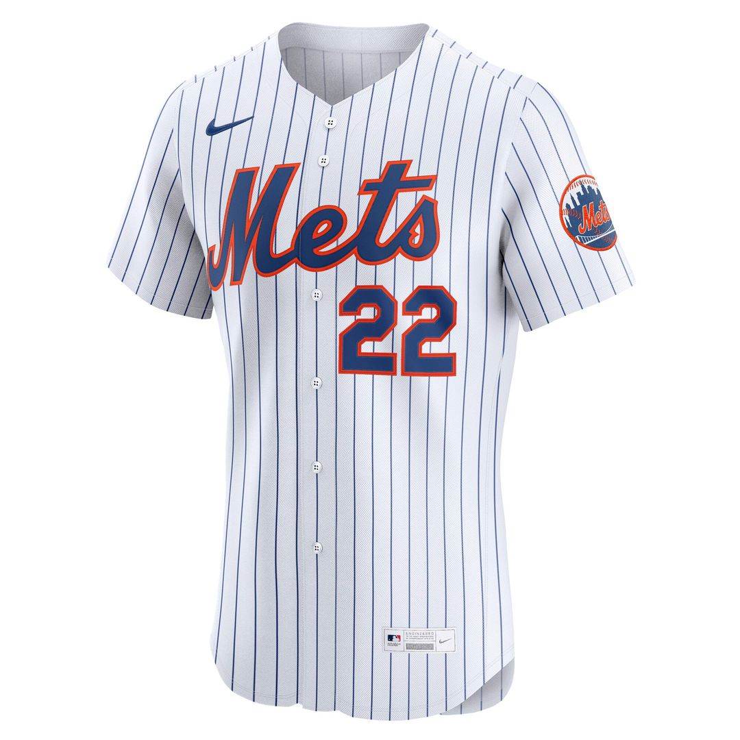New York Mets Juan Soto White Home Elite Baseball Jersey | MLB Baseball Jersey