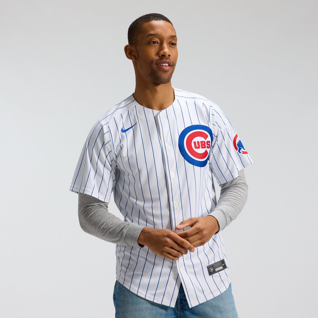 Chicago Cubs Dansby Swanson White Home Limited Baseball Jersey | MLB Baseball Jersey