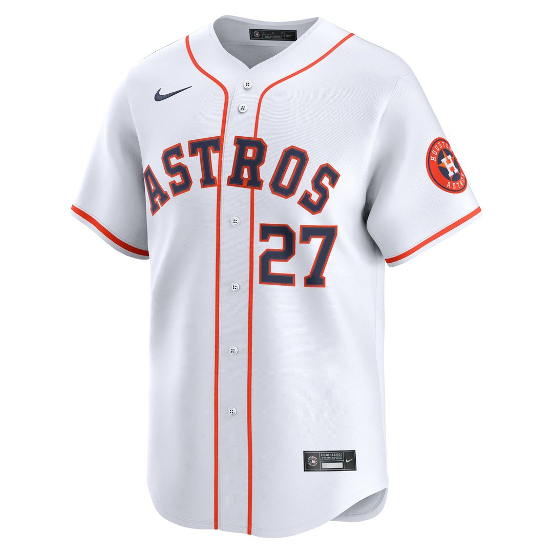Houston Astros Jose Altuve White Home Limited Baseball Jersey | MLB Baseball Jersey