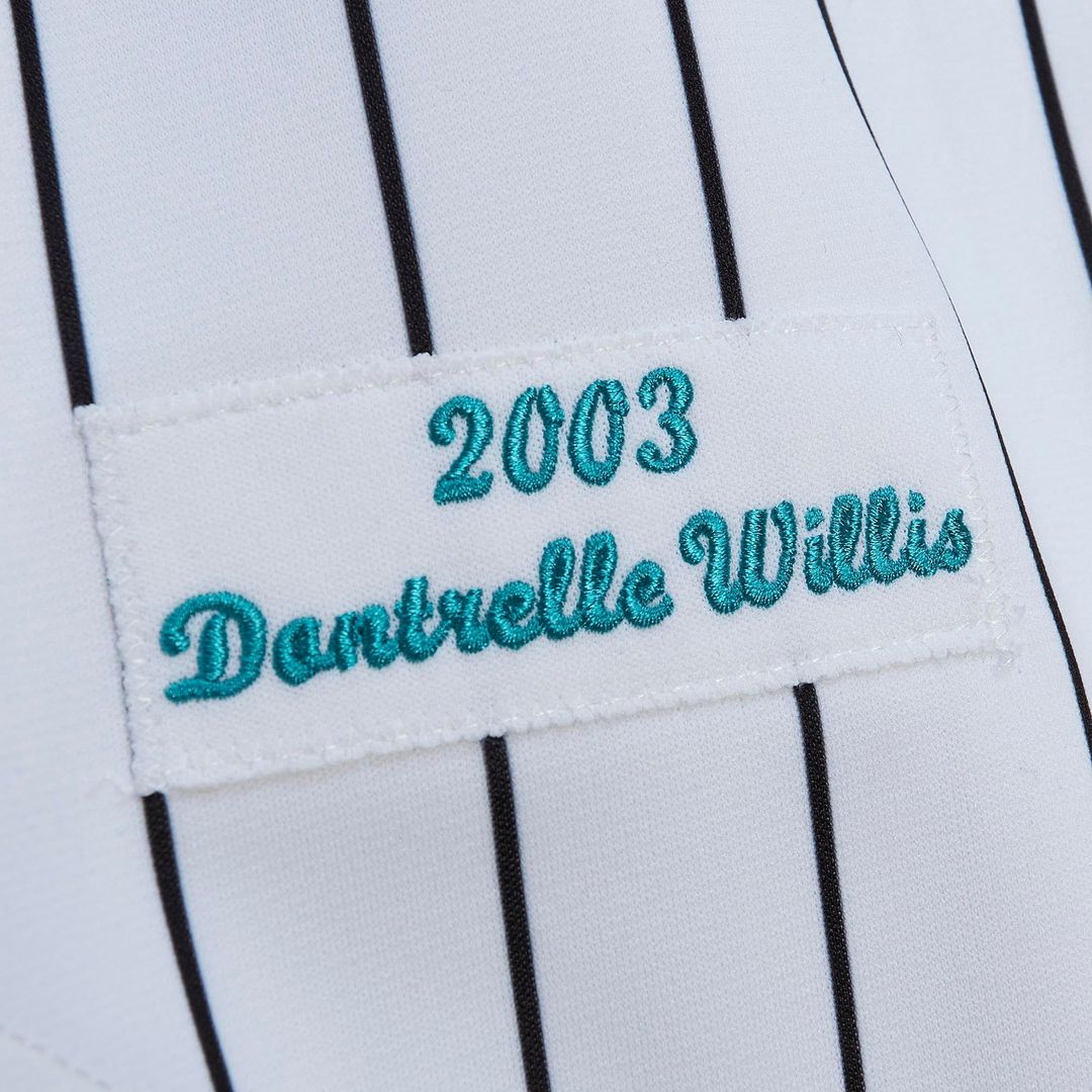 Florida Marlins Dontrelle Willis White Cooperstown Collection Authentic Baseball Jersey | MLB Baseball Jersey