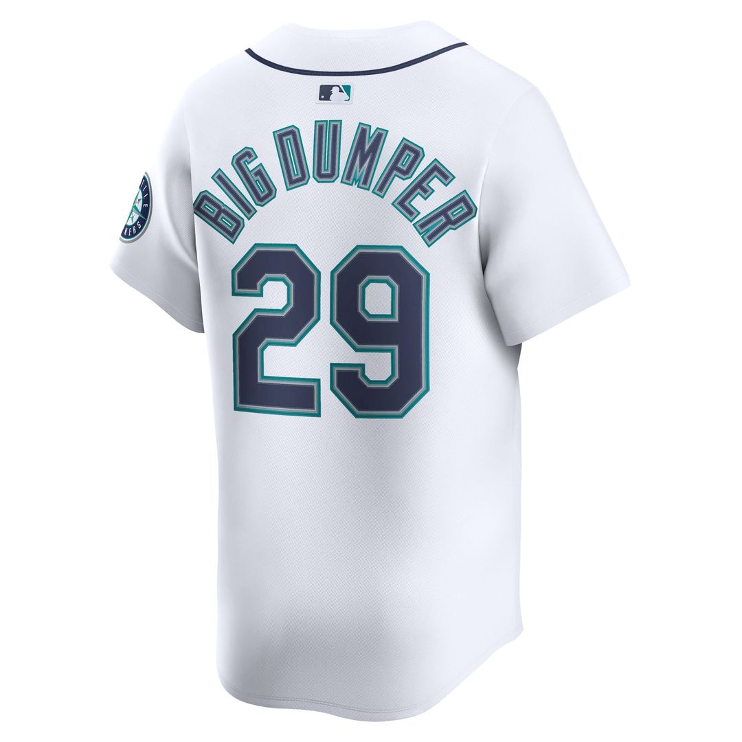 Seattle Mariners Cal Raleigh White Home Limited Baseball Jersey | MLB Baseball Jersey
