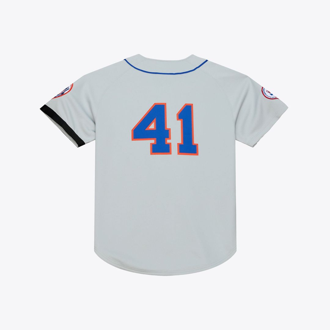 New York Mets Tom Seaver Gray 1976 Authentic Baseball Jersey | MLB Baseball Jersey