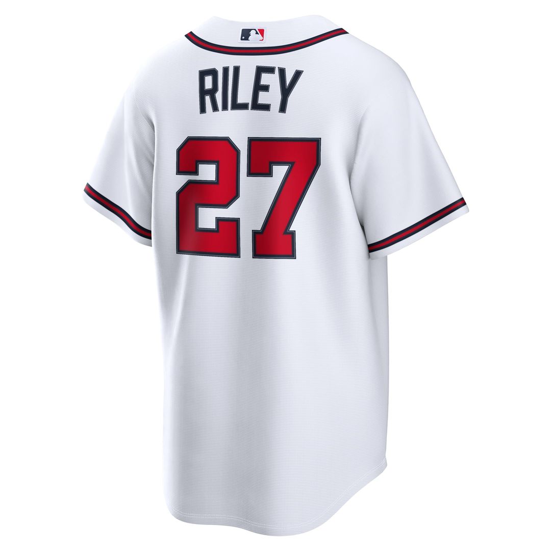 Atlanta Braves Austin Riley Navy Alternate Replica Baseball Jersey | MLB Baseball Jersey
