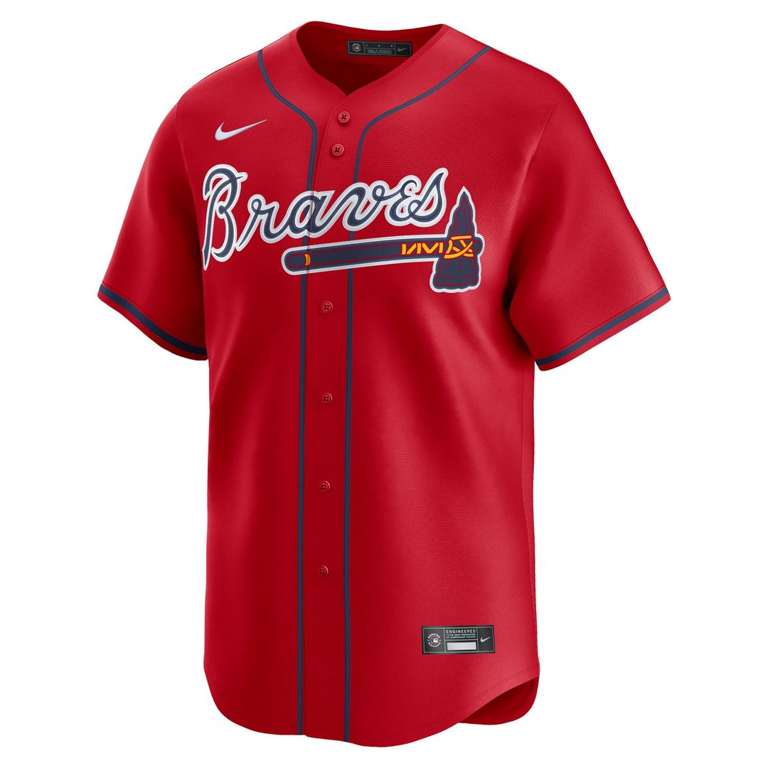 Atlanta Braves White Home Limited Baseball Jersey | MLB Baseball Jersey