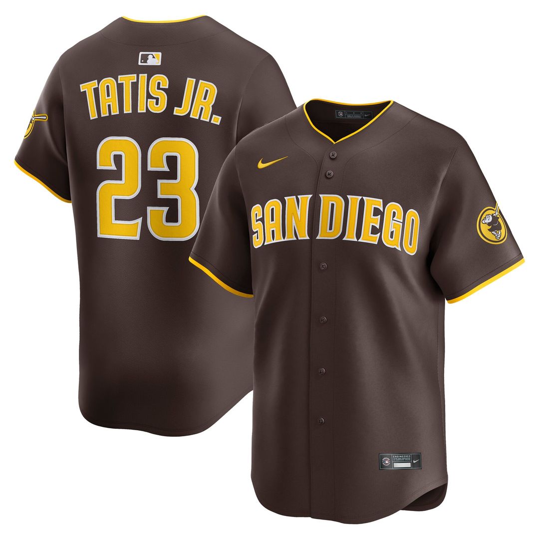 San Diego Padres Fernando Tatis Jr. Brown Road Limited Baseball Jersey
