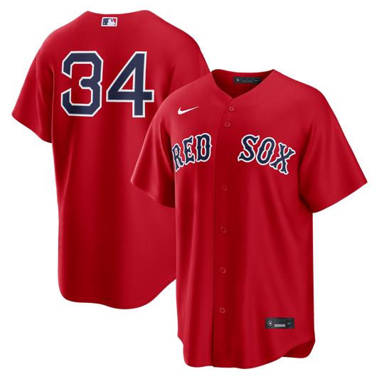 Boston Red Sox David Ortiz Red Alternate Replica Baseball Jersey