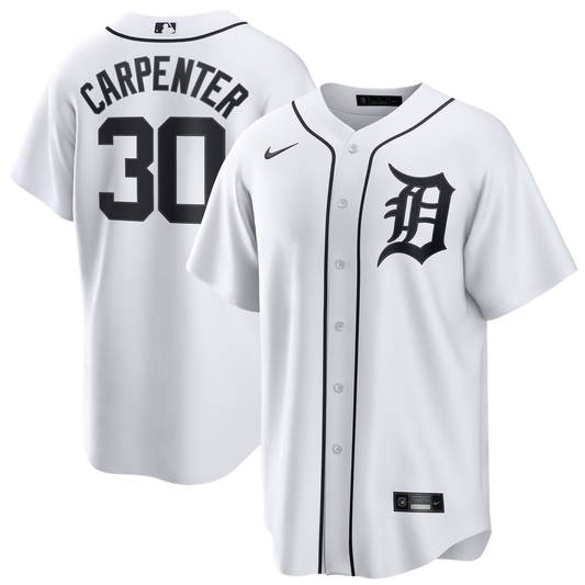 Detroit Tigers Kerry Carpenter White Home Replica Baseball Jersey