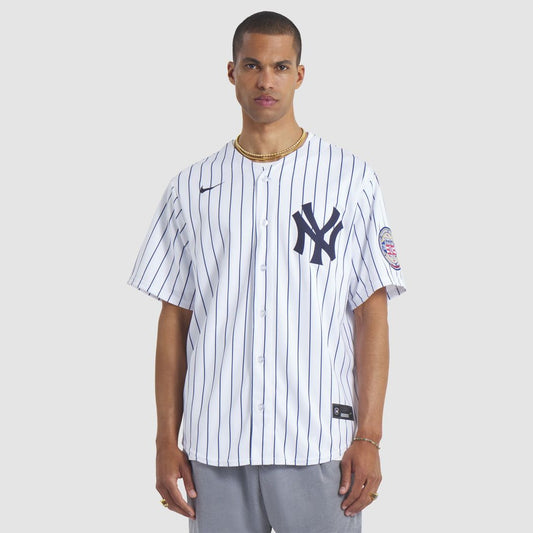 New York Yankees CC Sabathia White 2025 Baseball Hall of Fame Name & Number Retired Replica Baseball Jersey