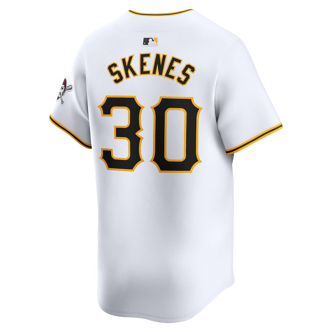 Pittsburgh Pirates Paul Skenes White Home Limited Baseball Jersey | MLB Baseball Jersey