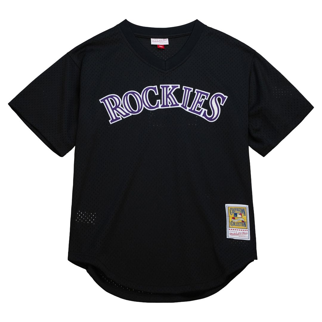 Colorado Rockies Todd Helton Black Authentic Batting Practice Baseball Jersey | MLB Baseball Jersey