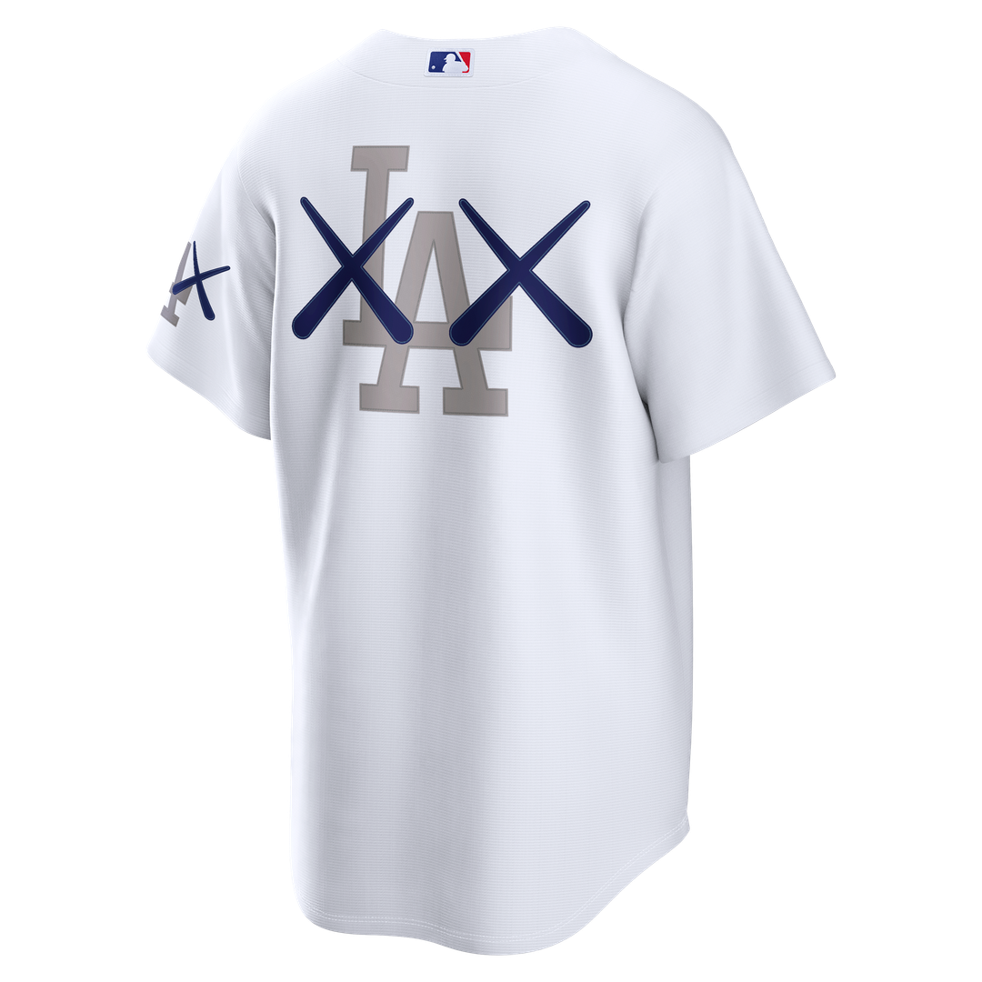 Los Angeles Dodgers x KAWS White Stadium Baseball Jersey | MLB Baseball Jersey