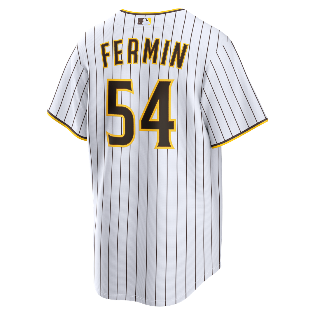 San Diego Padres Freddy Fermin White Home Replica Baseball Jersey | MLB Baseball Jersey