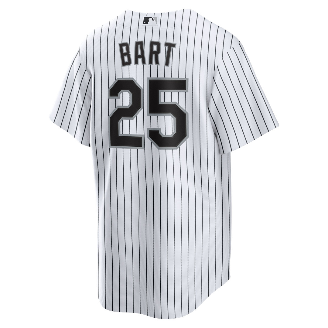 Chicago White Sox Joey Bart White Home Replica Baseball Jersey | MLB Baseball Jersey