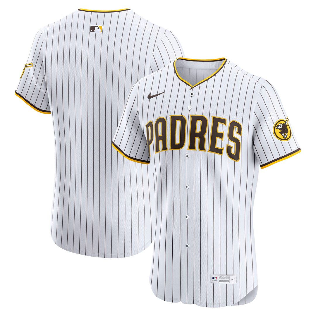 San Diego Padres White Home Elite Baseball Jersey